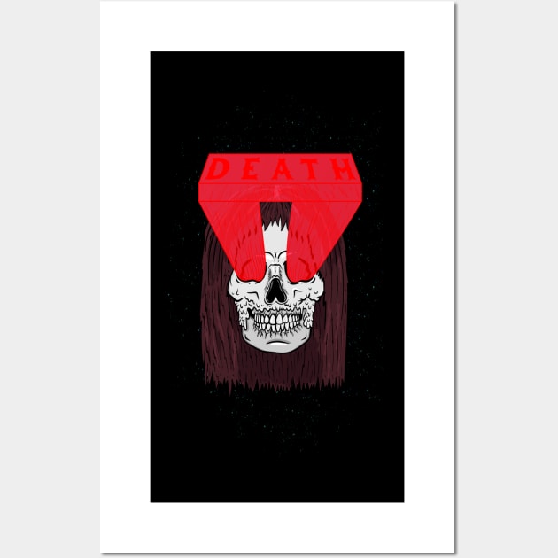 Death has a Name Wall Art by CalebLindenDesign